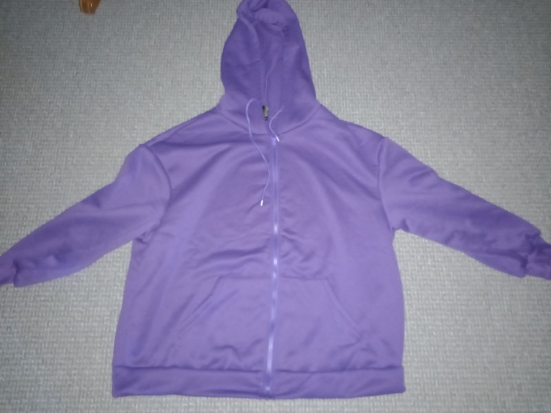 Lila Damen Sweatjacke | Shein | Gr��e 2XL