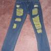 Damen Jeans in Blau im Destroy...