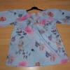 Damen Bluse Tunika in Hellblau...