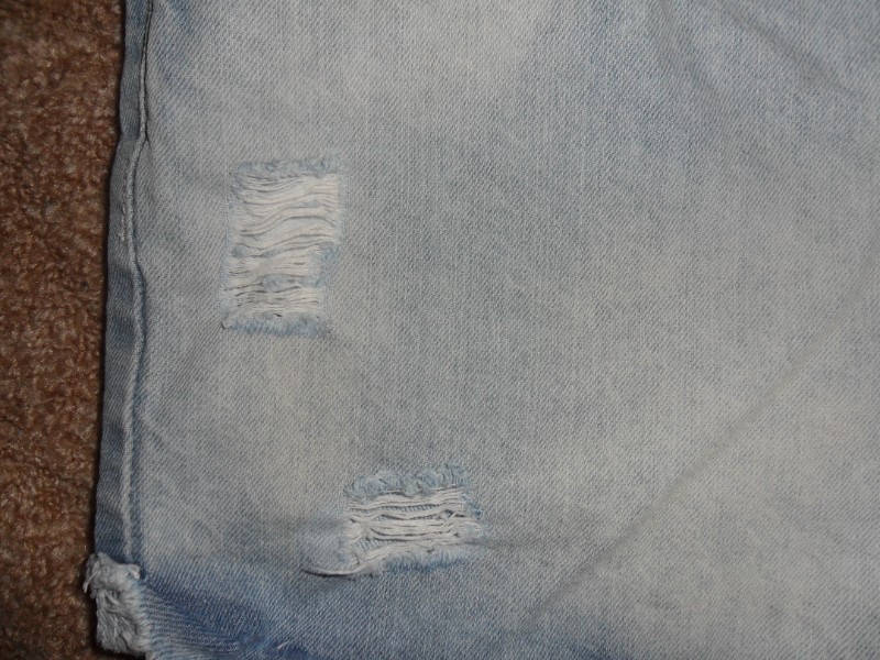 Damen Sommer Destroyed Jeans Shorts Gr��e 38