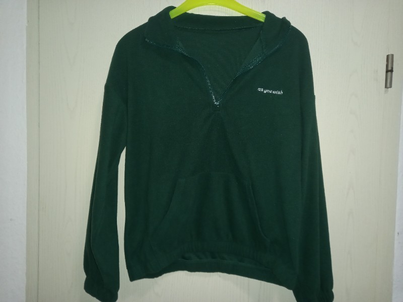 Damen Shein Fleece Pullover Gr��e L