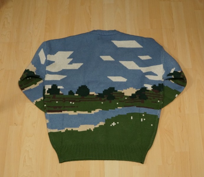 Coolshirtz Minecraft Pause Screen Knit Sweater