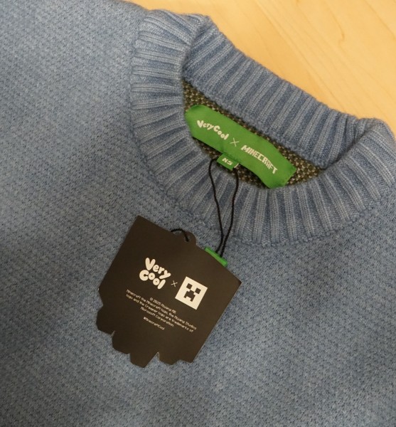 Coolshirtz Minecraft Pause Screen Knit Sweater
