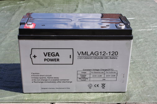 12V 120Ah AGM Gel Batterie Akku Solarbatterie Wohnmobil Boot